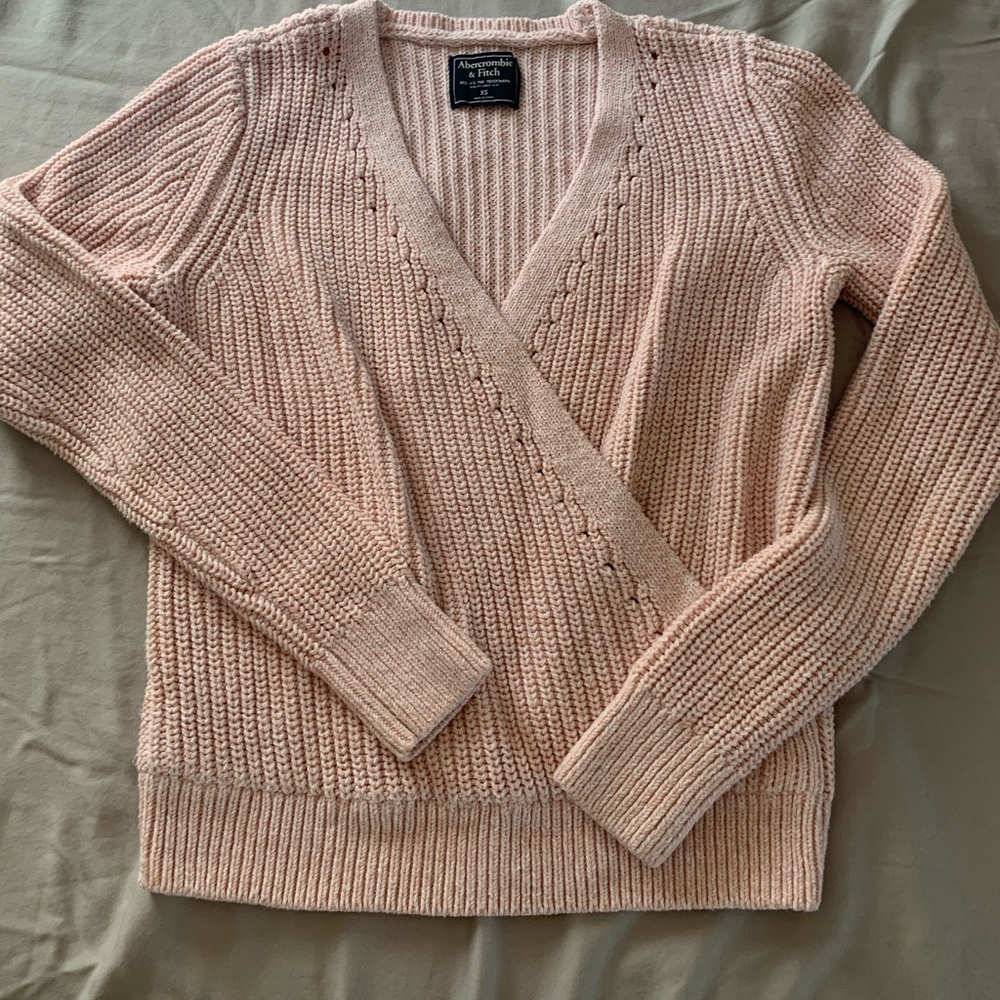 Abercrombie pink sweater